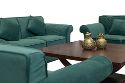 Luxura Velvet Sofa Set (3+2+1+1)