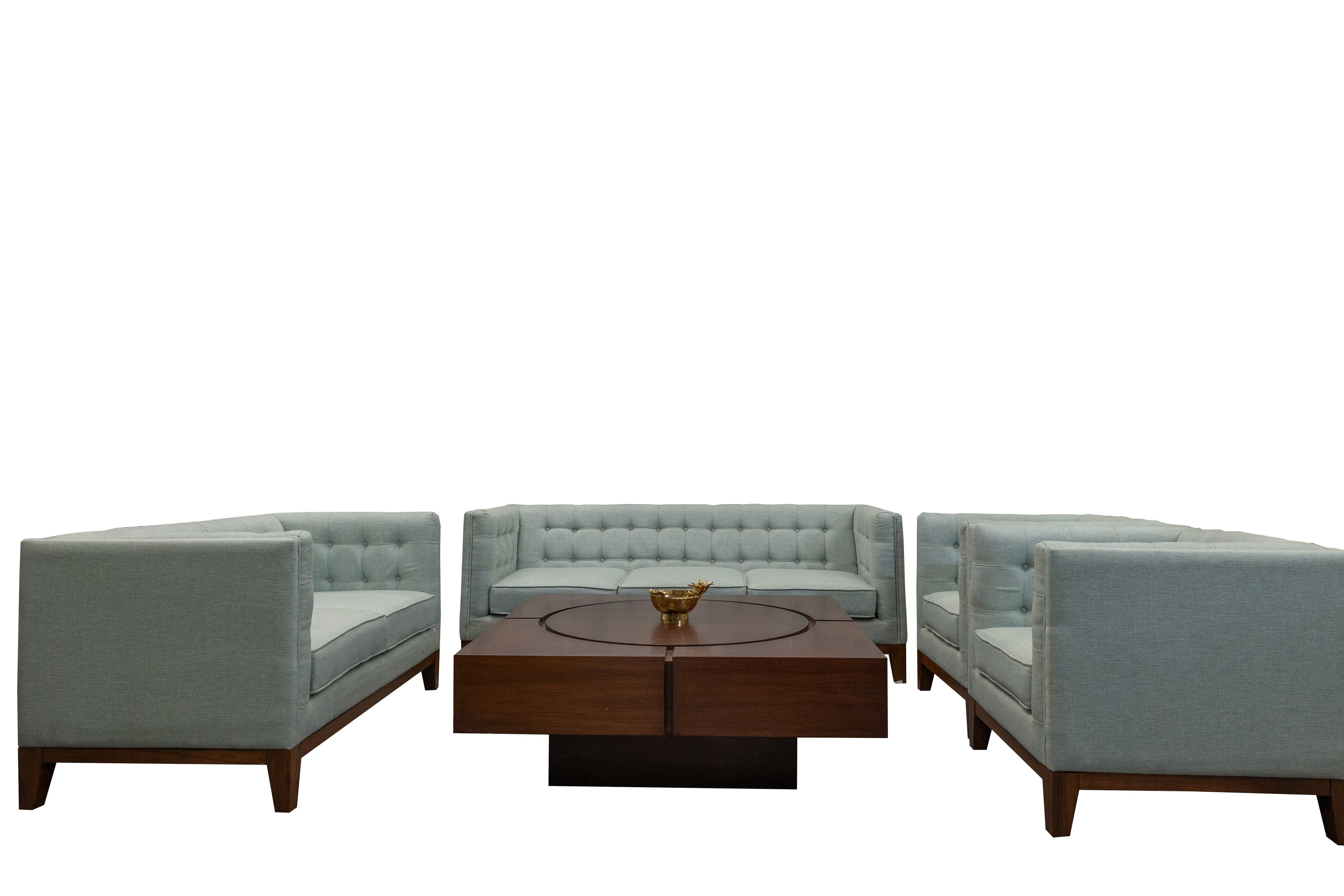 Armchair Isolated Sofa Set