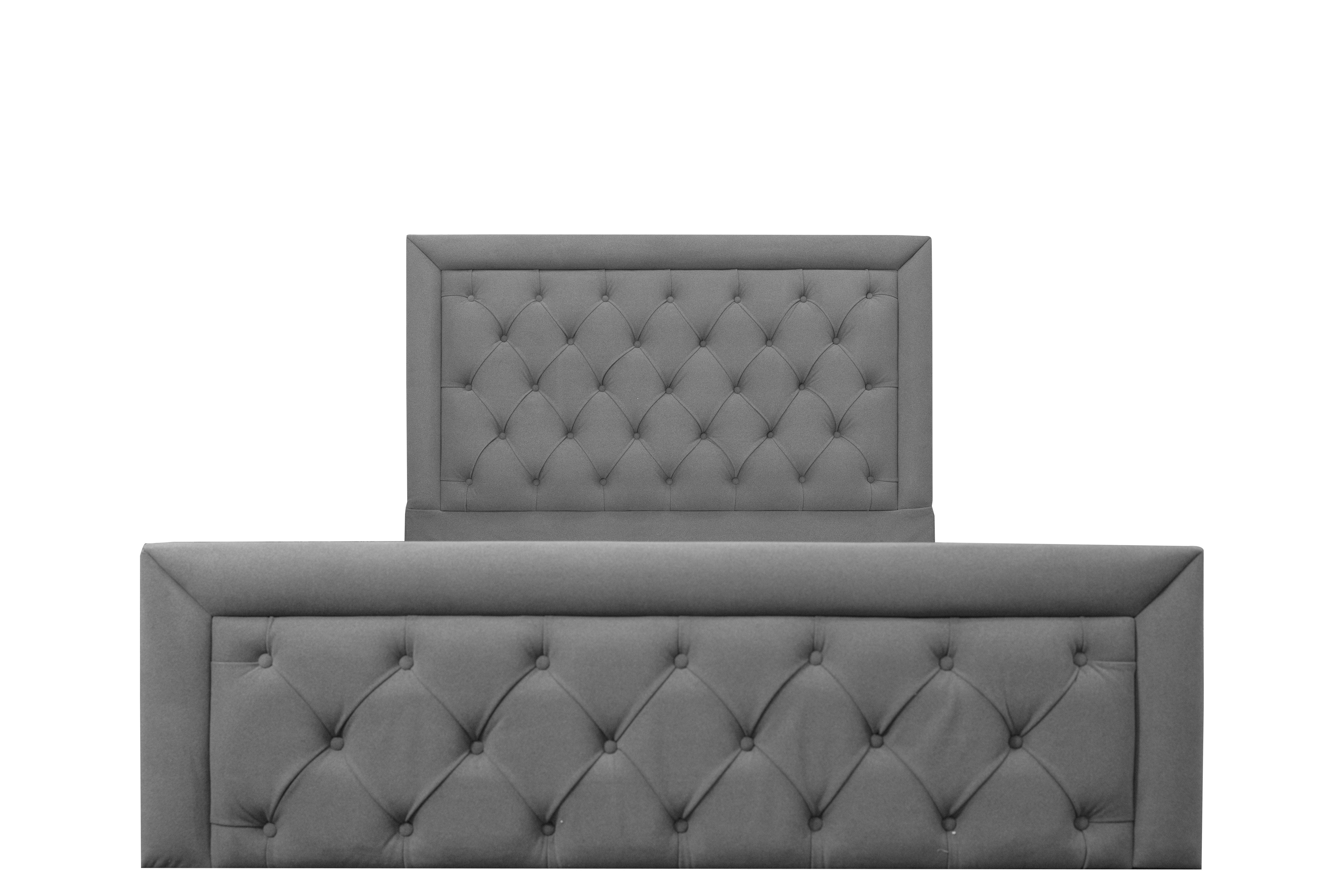 Diamond Tufted Upholstered Bed