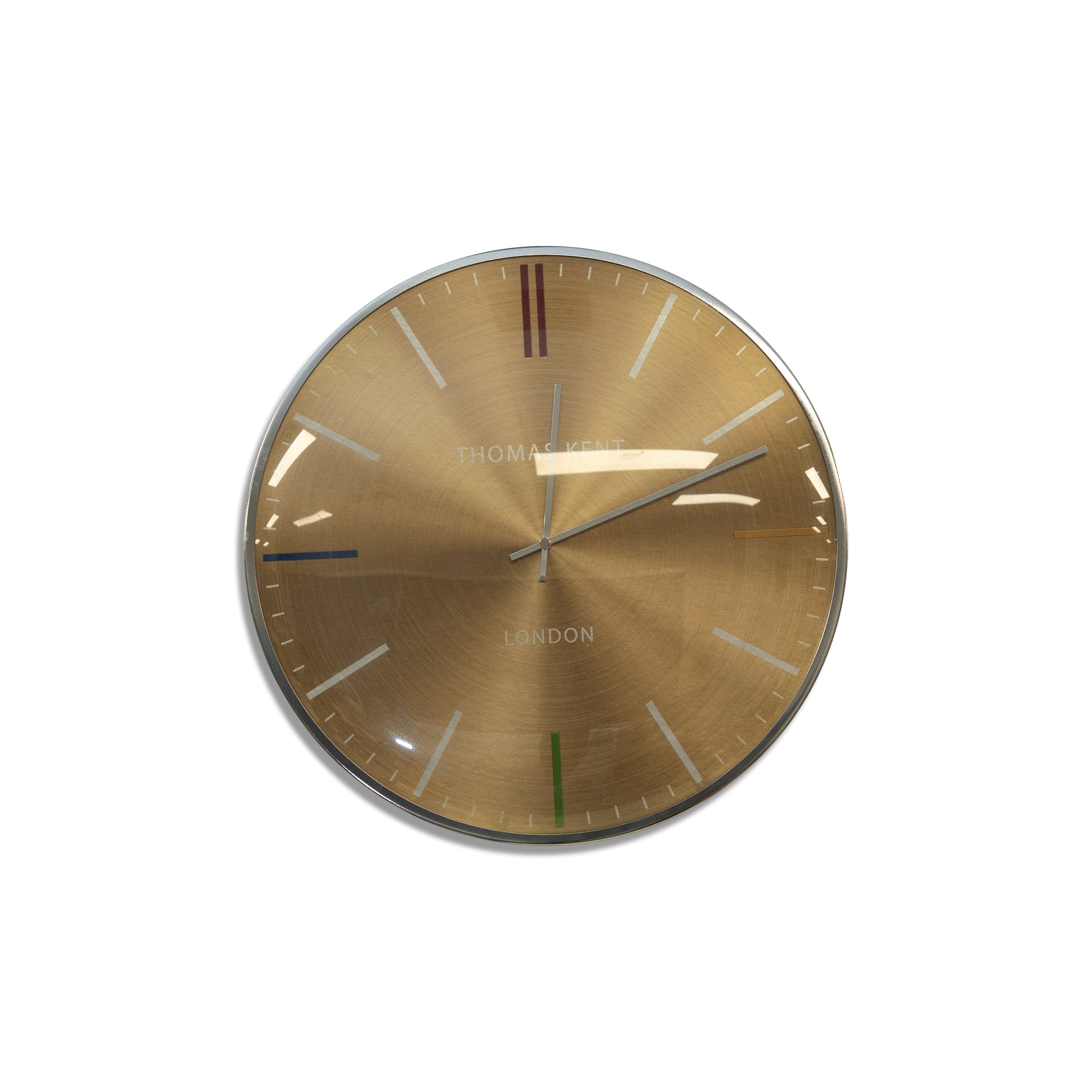 Golden Elegance Wall Clock