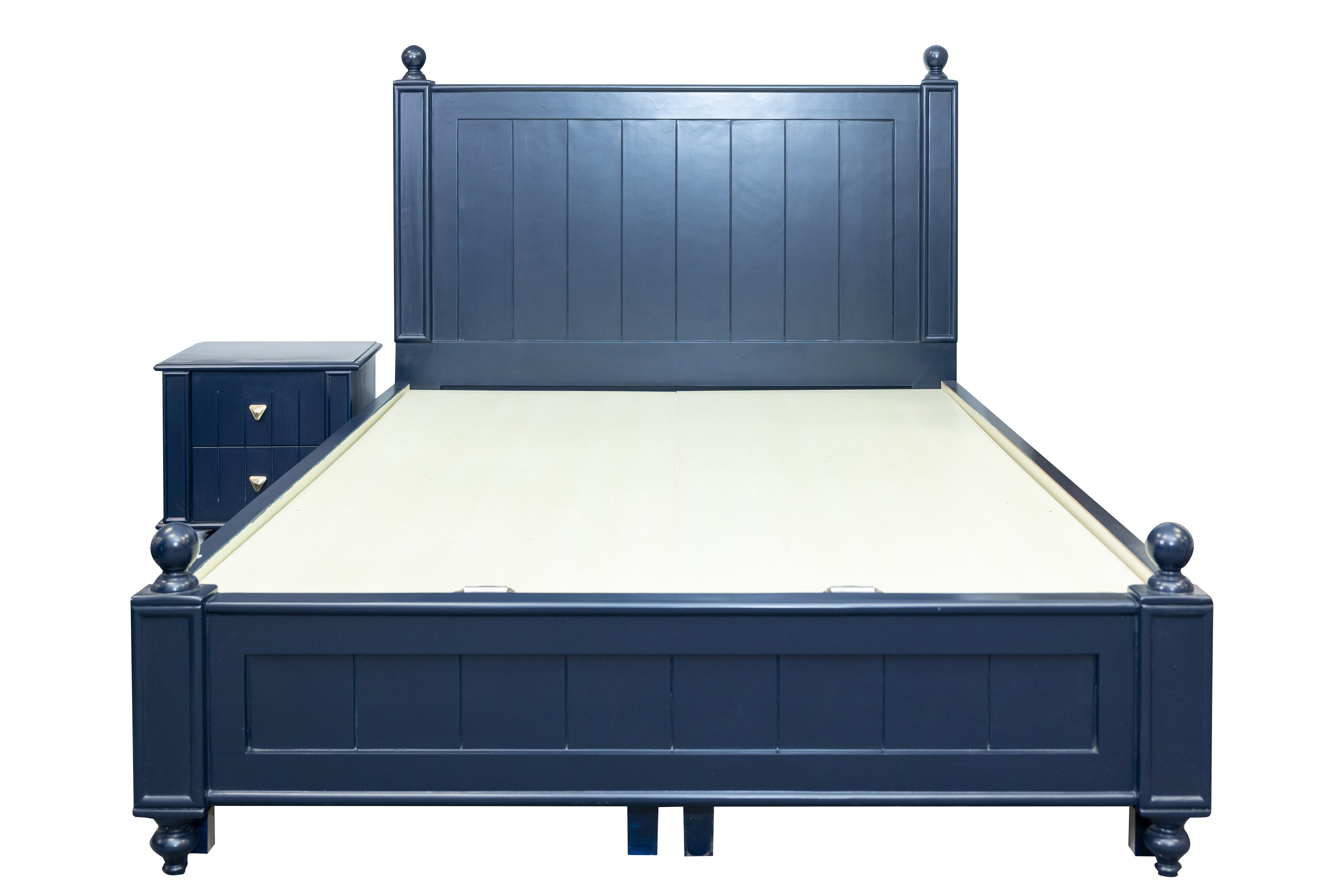 Classic Navy Panel Bed