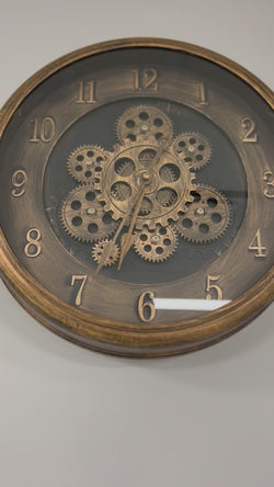 Vintage Gear Wall Clock